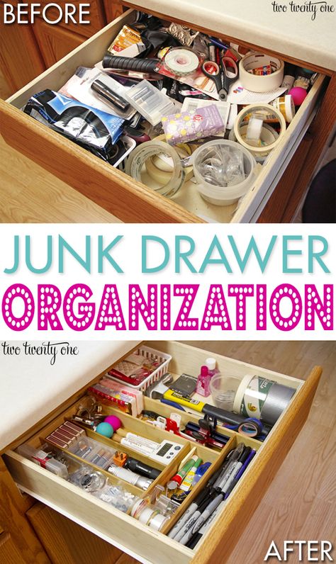 junk drawer organization Junk Drawer Organization, Junk Drawer Organizing, Ocd Organization, Organize Life, Drawer Organization, Organization Station, Organisation Hacks, Casa Vintage, Household Organization