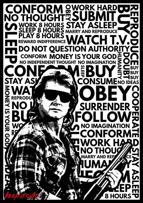 They Live They Live Art, They Live, They Live Movie Art, They Live Movie, Question Authority, John Carpenter, Septième Art, Good Movies To Watch, Movie Poster Art