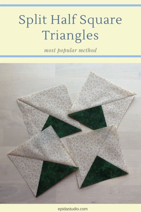 Triangle Quilt Tutorials, Quilt Instructions, Half Square Triangle, Quilt Block Tutorial, Triangle Quilt, Scrappy Quilt, Half Square Triangles, Scrappy Quilts, Quilt Block Patterns