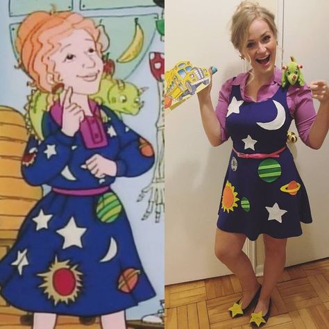 Dress Like A Storybook Character Teacher, Diy Ms Frizzle Costume, Diy Miss Frizzle Costume, Miss Frizzle Costume Diy, Mrs Frizzle Costume Diy, Ms Frizzle Costume Diy, Storybook Costumes For Teachers, Book Day Costumes Teacher, Mrs Frizzle Costume