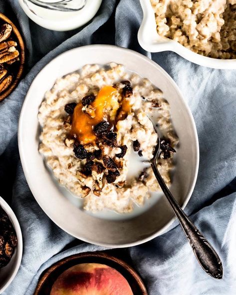 Barley Porridge - The Perfect Winter Breakfast | Recipe Barley Breakfast Recipes, Breakfast Barley Recipe, Barley Breakfast, Barley Porridge, Nordic Food, Protein Banana Bread, Barley Recipe, Winter Breakfast, Sugar Bread