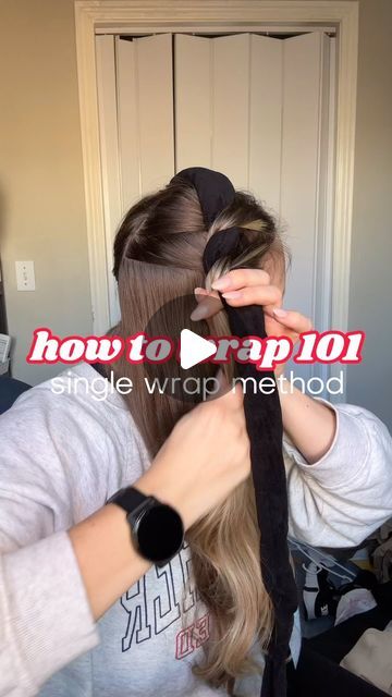 Amanda Carter | heatless curls + hair growth on Instagram: "Are you new to wrapping your hair? Welcome, you’re in the right place! This video shows you the easiest wrapping method to learn and try on your own hair. 🔗 FOLLOW ME then comment LINK for my velvet heatless curls tie! You must be following me to receive my DM, so tap that follow button. 🤟🏼 #hairhelp #heatlesscurls #heatlesshair #heatlesswaves #overnightcurls" Heartless Curls Robe Tie, Heatless Curls Overnight Robe Tie, Robe Belt Hair Curls, How To Wrap Hair For Heatless Curls, How To Use Heatless Curlers, Heatless Curls With Robe Tie, How To Use Heatless Curling Wrap, Hair Wrap Curls, Easiest Way To Curl Hair