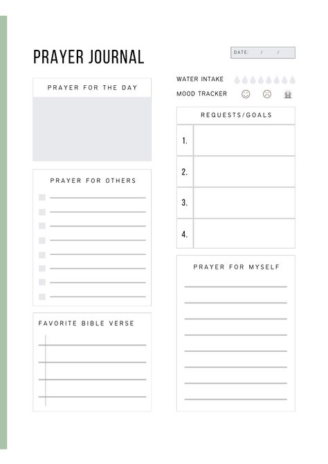 8 Free Prayer Journal Templates Daily Devotional Journal Template, Fasting Journal Ideas, Praying Journal Ideas, Journal Stationery Supplies, Free Prayer Journal Printable, Pray Journal Ideas, Prayer Journal Template Free Printable, Prayer Binder Ideas Free Printables, Prayer Outline