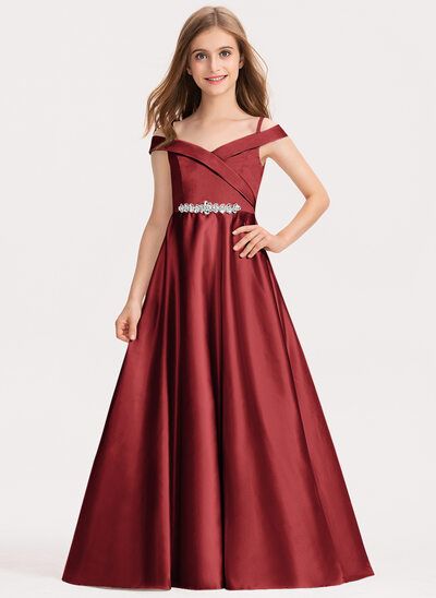 Burgundy Junior Bridesmaid Dresses | JJ's House Junior Bridesmaid Dresses Burgundy, Teen Bridesmaid Dresses, Teenage Bridesmaid Dresses, Black Junior Bridesmaid Dress, Burgundy Flower Girl Dress, Elephant Cartoon, Bridesmaid Dresses Floor Length, Western Gown, Bridesmaid Dresses Satin