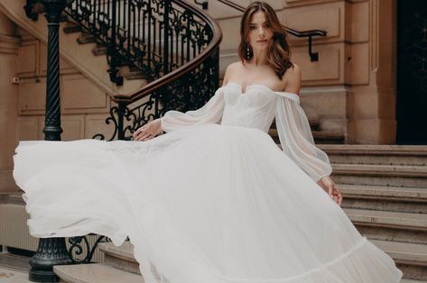 The Art of Loving: Alena Leena Wedding Dresses 2020 Reception Veil, Veil Color, Most Beautiful Wedding Dresses, Wedding Dress Guide, Wedding Dresses 2020, Dress Guide, Wedding Dresses Corset, Dress Images, Dresses 2020