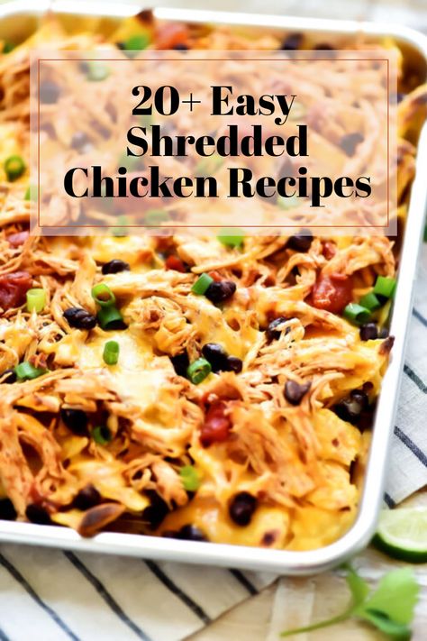 What To Make With Shredded Chicken Healthy, Shredded Chicken Recipes Healthy Clean Eating, Healthy Dinner Recipes Shredded Chicken, Weight Watcher Shredded Chicken Recipes, Best Way To Make Shredded Chicken, Healthy Dinner With Shredded Chicken, Pre Cooked Shredded Chicken Recipes, Shredded Chicken Dinner Ideas Healthy, Dishes With Shredded Chicken