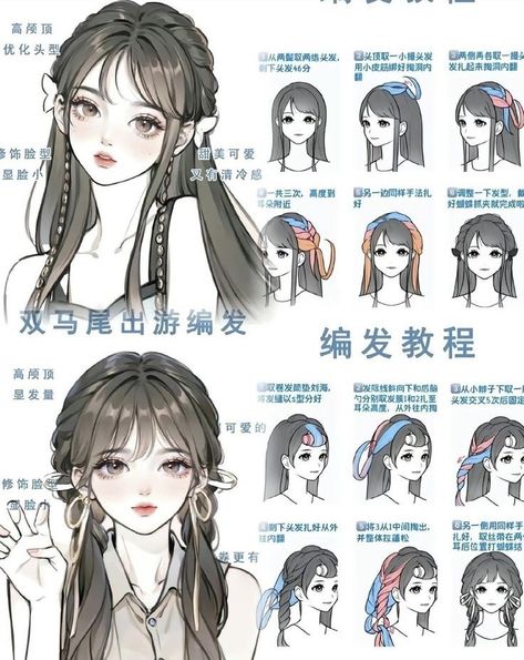 #tutorial #hairstyles Cool Hair Designs, Pelo Anime, Hair Style Korea, Hairstyles Beach, Kpop Hair, Oval Face Hairstyles, Hairstyles For Layered Hair, Swimming Beach, Kawaii Hairstyles