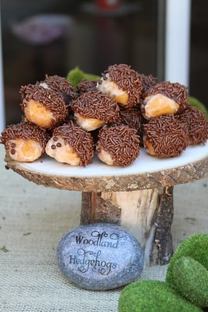 Woodlands Dessert Ideas: Fox Cookies, Bear Cakes and More! | Mimi's Dollhouse Woodland Baby Shower Food, Woodland Fairy Birthday, Woodland Fairy Party, Fairy Tea Parties, Woodland Birthday Party, Fairy Birthday Party, Shower Food, Birthday Party Food, Woodland Fairy