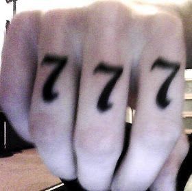 777 Tattoo, Angel Numbers, Finger Tattoos, What’s Going On, Yule, Cute Tattoos, Tattoos And Piercings, Life Insurance, I Tattoo