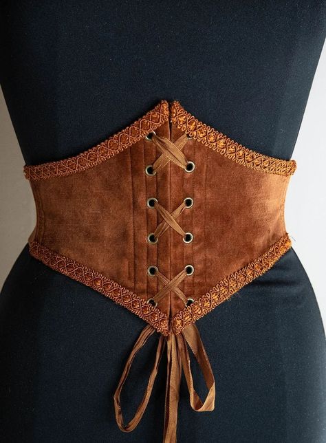 Copper Velvet Corset Belt - Etsy Ren Faire Outfits, Rustic Wedding Hairstyles, Fair Outfits, Velvet Corset, Classic Belt, Corset Fashion, Wedding Sash Belt, Corset Belt, Wedding Belts