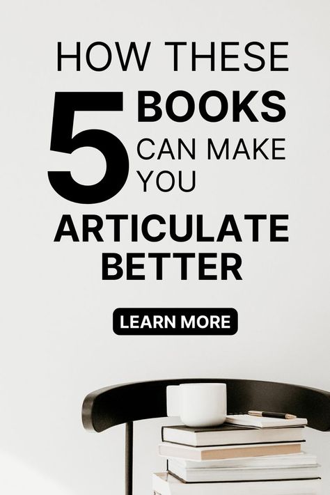 Articulating your thoughts into something coherent and confident is not as easy as it sounds. It can be quite daunting if you do not yet have the skills to clearly communicate what you want to but you can certainly learn how to articulate better using how to articulate better books. How To Articulate Better, How To Be Articulate, How To Be More Articulate, How To Articulate Your Thoughts, Books To Improve Communication Skills, How To Speak Better, Communication Books, Reading Checklist, Business Books Worth Reading