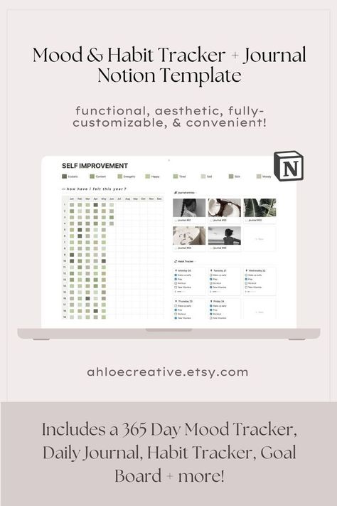 #Day_Mood_Tracker #Habit_Tracker_Notion_Template #Self_Improvement_Aesthetic #Improvement_Aesthetic Self Improvement Aesthetic, Improvement Aesthetic, Habit Tracker Journal, Study Planner Free, Daily Planner Design, Daily Planner Printables Free, Daily Schedule Planner, Tracker Free, Mom Planner