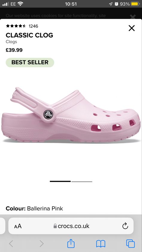 Crocs Aesthetic, Pink Crocs, Cute Nike Shoes, Pink Ballerina, Cute Nikes, Girly Shoes, Aesthetic Shoes, Cute Cases, Mary Jane Sneaker