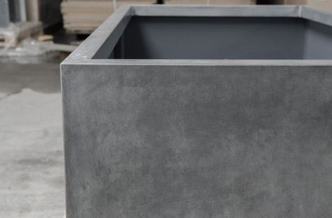 Bespoke Zinc Planters, Natural Zinc Plant Containers, Made to Order Zinc Planters, Custom Zinc Planters Zinc Planters, Plant Containers, Light Highlights, Rooftop Garden, Warm Grey, Container Plants, Patina, Bespoke, Highlights