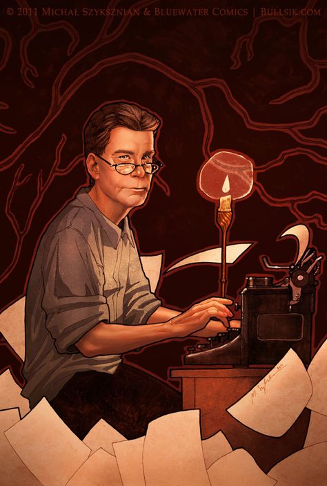 Stephen King cover by bullsik on DeviantArt Misery Stephen King, Stephen King It, King Author, Steven King, Stephen King Movies, Stephen King Books, King Quotes, The Dark Tower, King Book