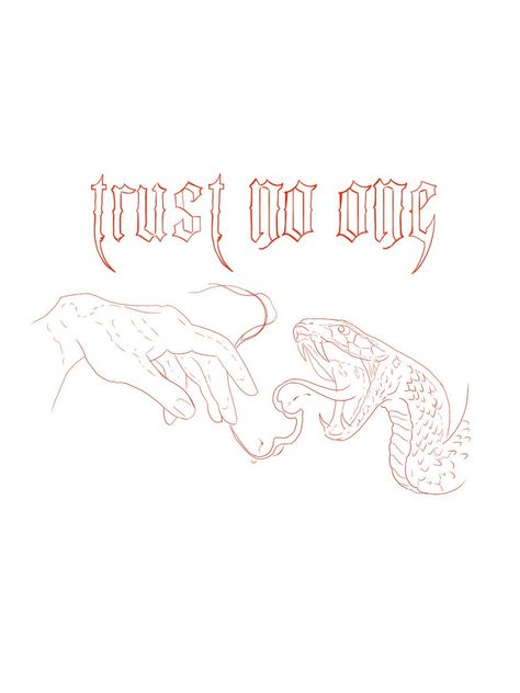 Trust No One Stencil, Trust No One Tattoo Stencil, Trust No One Tattoo Design Fonts, Trust No One Drawing, Tattoo Trust No One, Trust No One Tattoo Design, Tat Fonts, Trust No One Tattoo, Outline Stencil