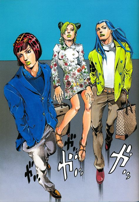 𝒥𝑜𝒥𝑜𝒥𝑜 on Twitter: "… " Jojo Fashion, Jojo Art, Ball Run, Jojo's Bizarre Adventure Anime, Adventure Art, Jojo Anime, Adventure Style, Manga Artist, Manga Covers