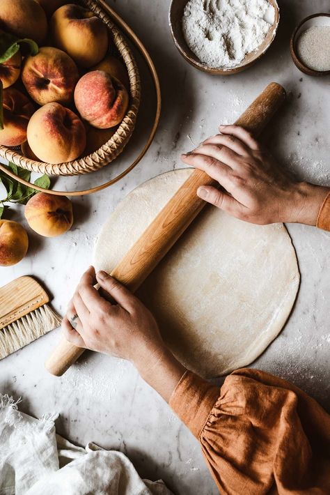 Butter Pastry, Sugar Puffs, Peach Tart, Perfect Peach, French Dessert, Fall Spices, Soft Cheese, Fall Baking, Food Styling