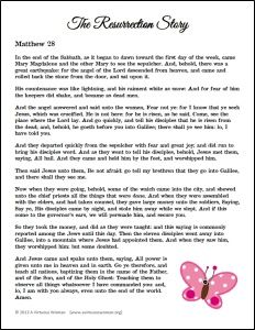 The Resurrection Story Printable | A Virtuous Woman Easter Speeches, Easter Poems, A Proverbs 31 Woman, Easter Scriptures, Easter Devotions, Easter Lessons, A Virtuous Woman, Easter Sunday School, Woman Of Faith