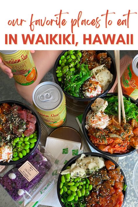 Our favorite places to eat in Waikiki - The Fitnessista Waikiki Restaurants Dinners, Waikiki Food, Homemade Seasoning Salt, Workout Fun, Diy Breakfast, Mochi Cake, Snack Smoothie, Rainbow Salad, Vegan Fitness