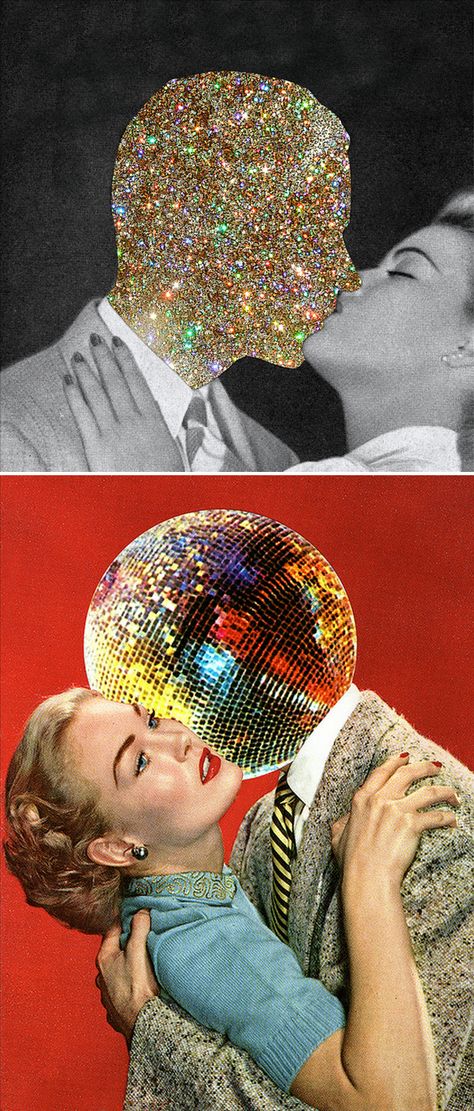 Foto Art, E Card, Disco Ball, Art Journals, Photo Collage, Collage Art, Wallpaper Iphone, Surrealism, Greeting Card