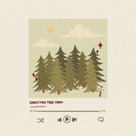 graphic design, graphic designer, christmas tree farm, illustration, taylor swift, taylor swift christmas, christmas, christmas art, adobe illustrator, procreate Christmas Tree Farm Taylor Swift, Taylor Swift Widget, Xmas Widgets, Designer Christmas Tree, Farm Illustration, Taylor Christmas, Christmas Widgets, Taylor Swift Christmas, Taylor Swift Images