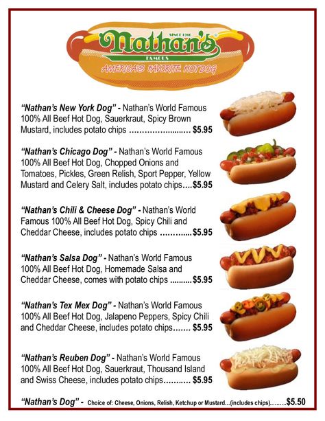 Dog Menu Ideas, Hot Dog Restaurants, American Hot Dogs, Gourmet Hot Dogs, Hot Dogs Recipes, Hot Dog Toppings, Dog Cart, American Foods, Chili Cheese Dogs