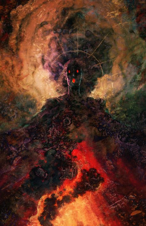 ArtStation - RAGE OF THE EARTH SPIRIT Road Rage Aesthetic, Rage Playlist Cover, Rage Core, Rage Aesthetics, Rage Wallpaper, Rage Painting, Strange Gods, Rage Aesthetic, Cosmic Entities