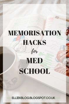 Study Memory Hacks, Life Of A Medical Student, Day In The Life Med Student, Med Student Hacks, Motivation For Med Students, Med Student Essentials, Medical Students Study Note, Med Student Tips, Memorisation Hacks