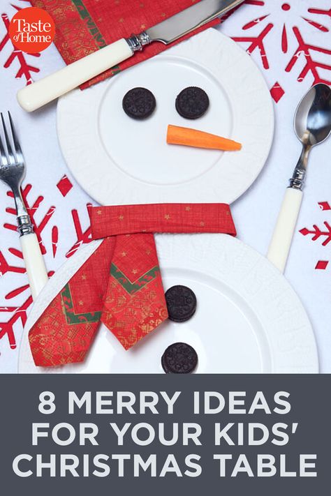 Christmas Kids Table Ideas, Kids Table Christmas Decorations, Kids Christmas Table Ideas, Kids Christmas Table Settings, Kids Table Christmas, Kids Christmas Table, Hosting Christmas Eve, Christmas Table Centrepiece, Xmas Centerpieces