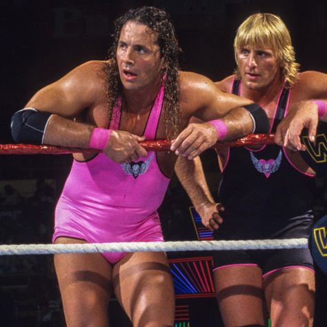 WWE Photo Wwf Wrestlers, Owen Hart, Hart Foundation, National Siblings Day, Siblings Day, Hitman Hart, Bret Hart, The Usos, National Sibling Day