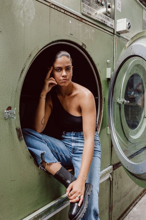 Mimi Elashiry takes us behind the scenes to experience how sustainable jeans are made. Mimi Elashiry, Leadership Is, Love Jeans, Australian Fashion, Manufacturing Process, Have You Ever, Strapless Top, Behind The Scenes, Influencer