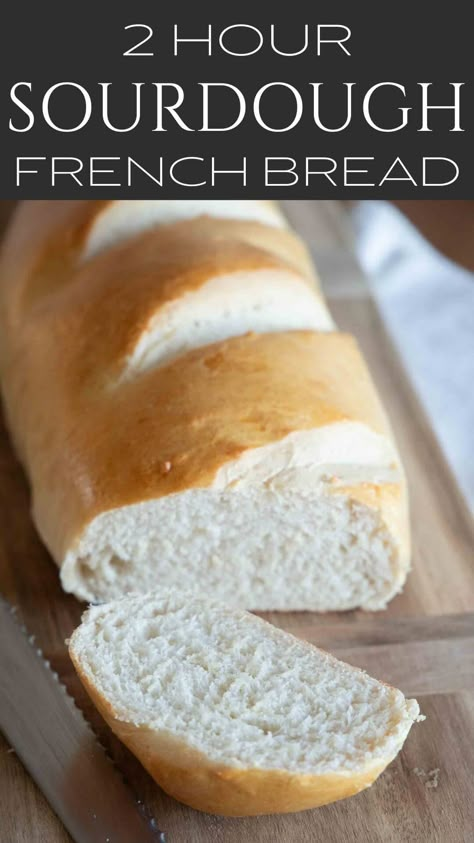 Sourdough French Bread, Toast Garlic Bread, Dough Starter Recipe, Sourdough Starter Discard Recipes, Starter Discard Recipes, Easy Sourdough Bread Recipe, Using Sourdough Starter, Recipe Using Sourdough Starter, Sourdough Bread Starter