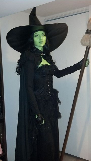 Black Dress Costume, Wicked Witch Costume, Witches Costumes For Women, Black Dress Halloween Costume, Wicked Costumes, Witch Cosplay, Witch Costumes, Holloween Costume, Witch Halloween Costume