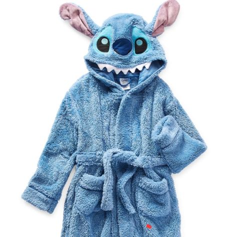 Disney Stitch Robe For Toddlers Disney Stitch Bedroom, Stitch School Supplies, Cute Stitch Stuff, Stitch Outfits, Stitch Room, Lilo And Stitch Toys, Stitch Decoration, Stitch Items, Stitch Pajamas