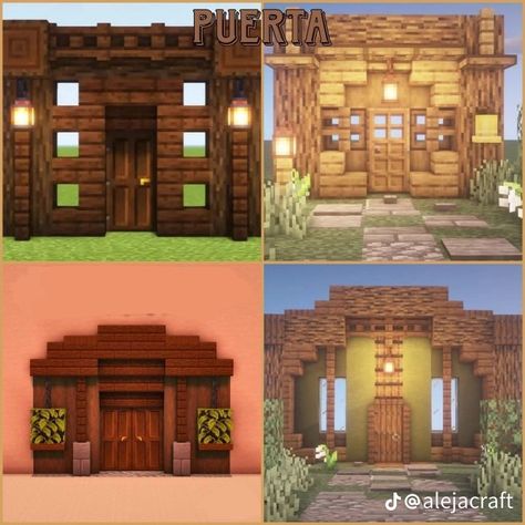 Cute Minecraft Door Ideas, Minecraft House Door Ideas, Minecraft House Doorway, Minecraft Door Frame Ideas, Mc Door Ideas, Minecraft Door Decoration, Door Designs Minecraft, Minecraft Circle Window Design, Minecraft Door Design Ideas