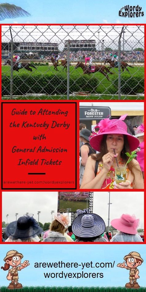 Believe it or not, people are still talking about the controversial 2019 Kentucky Derby ... and we were there!  With the Preakness this weekend and Derby still on people's minds, it's the perfect time to read some tips for attending Derby Day - even with the cheap seats!  It's never too early to begin planning for the first Saturday in May.  #WordyExplorers #DerbyDay #KentuckyDerby #DerbyInfield #DerbyGeneralAdmission #DerbyTips #SaveMoneyAtDerby Rv Camping Trips, Ky Derby, Churchill Downs, Camping Humor, Derby Day, Rv Camping, Travel Information, Outdoor Travel, Kentucky Derby