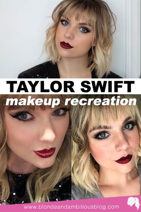 Taylor Swift "Reputation Tour" Makeup Recreation Ts Eras Tour Makeup, Taylor Swift Reputation Lipstick, T Swift Reputation, Taylor Swift Costume Party Reputation, Taylor Swift Eras Tour Makeup Reputation, Reputation Era Makeup Taylor Swift, Taylor Swift Reputation Earrings, Taylor Swift Reputation Makeup Tutorial, Taylor Swift Reputation Eye Makeup