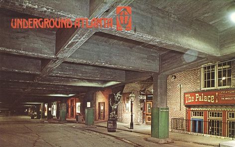 Underground Atlanta - Atlanta, Georgia | While this picture … | Flickr Underground Atlanta, Georgia History, Atlanta Restaurants, Post Card, 20 Years Old, Paper Ephemera, Atlanta Georgia, Vintage Postcard, Vintage Postcards