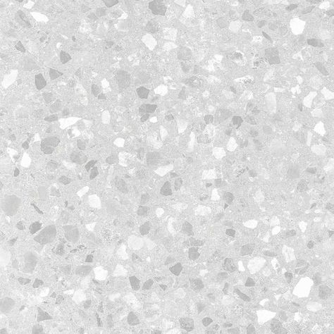 Qube Tiles Veneziana 24" x 24" Porcelain Terrazzo Floor & Wall Tile | Wayfair Terrazo Tile Bathroom Ideas, Grey Terrazzo Texture, Tile 2023, White Terrazzo Tile, Terrazzo Texture, Terrazzo Floor, Holiday Living Room, Shiplap Backsplash, Stackable Washer And Dryer