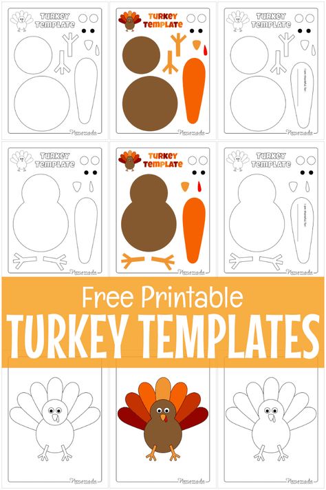 Free Printable Turkey Templates Turkey Hat Template Printable Free, Toddler Thanksgiving Printables Free, Turkey Pattern Template, Turkey Face Template Printable Free, Pumpkin Leaf Template, Felt Turkey Pattern Free Printables, Thanksgiving Decorations Printable Free, Turkey Stencil Free Printable, Turkey Sewing Patterns Free Printable