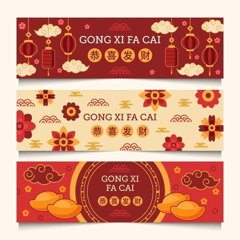 Chinese New Year Poster Design 2024, Gong Xi Fa Cai 2023 Design, Chinese New Year Banner Design, Chinese New Year Illustration 2024, Gong Xi Fa Cai 2023, Angpao Design, Chinese Banner, Cny 2024, Chinese New Year 2023