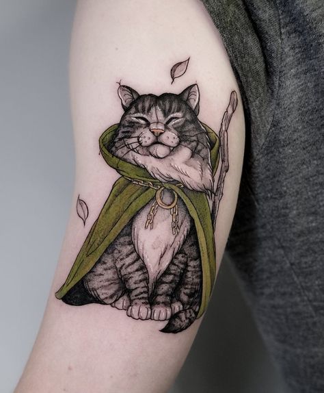 Illustrative Cat Tattoo, Redwall Tattoos, Cat Sketch Tattoo, Neotraditional Cat Tattoo, Cat Sleeve Tattoo, Floral Cat Tattoo, Oddities Tattoo, Feline Tattoo, Cat Portrait Tattoo