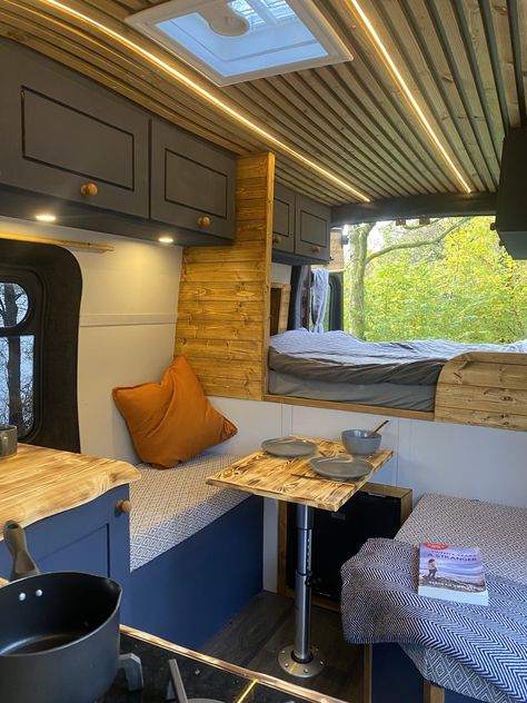 BESPOKE FORD TRANSIT NEWLY CONVERTED ON AND OFF GRID! | Quirky Campers Ford Transit Camper Conversion With Bathroom, Ford Transit Rv, Transit Camper Conversion, Ford Transit Camper Conversion, Ford Transit Conversion, Campervans For Sale, Quirky Campers, Ford Transit Camper, Transit Camper