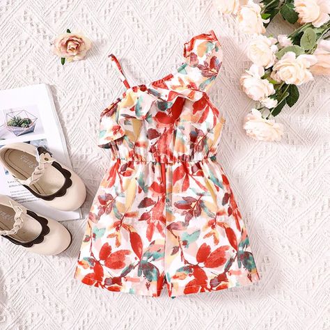 cute baby girl playsuit price:7000 size available 3-4yrs Toddler Girl Halloween, 2piece Outfits, Girls Floral Dress, Baby Boutique Clothing, Overall Jumpsuit, Summer Outfits Kids, Toddler Romper, Wholesale Dress