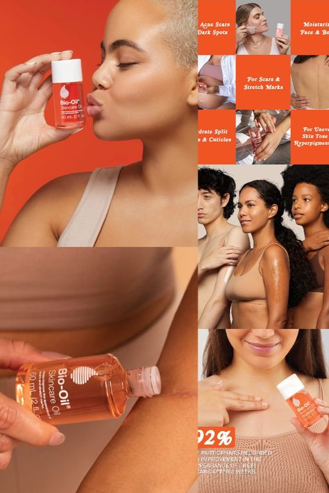 Bio Oil Skin Care Routine, Bio Oil For Face, Bio Oil Uses, Vitamin E Serum, Bio Oil Skin, Skincare Oil, Cosmetics Advertising, Oils For Scars, Face Cream For Wrinkles