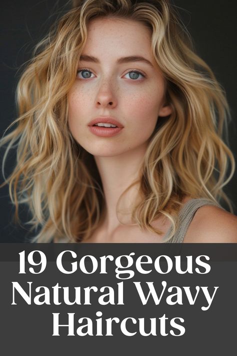 A woman with wavy blonde hair and blue eyes, suggestive of natural beauty hairstyles. Haircut For Medium Length Wavy Hair, Natural Wavy Haircuts, Wavy Curly Hair Cuts, Indian Wavy Hair, Naturally Wavy Hair Cuts, Wavy Layered Hair, Selfie Challenge, Subtle Layers, Medium Length Wavy Hair