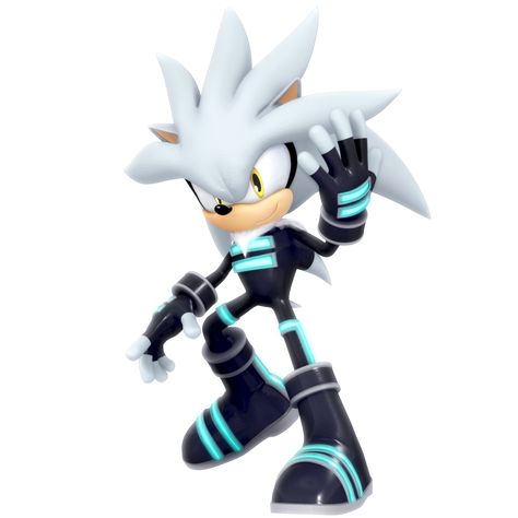 Silver The Hedgehog (RaceSuit Outfit) Render by Nibroc-Rock.deviantart.com on @DeviantArt Michael Jackson Painting, Sonic Dash, Sonic Unleashed, Race Outfit, Hedgehog Movie, Sonic Birthday, Silver The Hedgehog, Dragon Ball Super Goku, Beyblade Characters