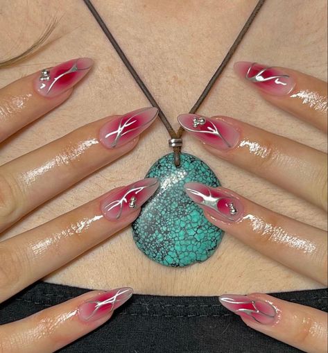 Pink Nail Art Ideas, Short Stiletto, Airbrush Nails, Grunge Nails, Blush Nails, Casual Nails, Classy Acrylic Nails, Pretty Gel Nails, Mixed Feelings