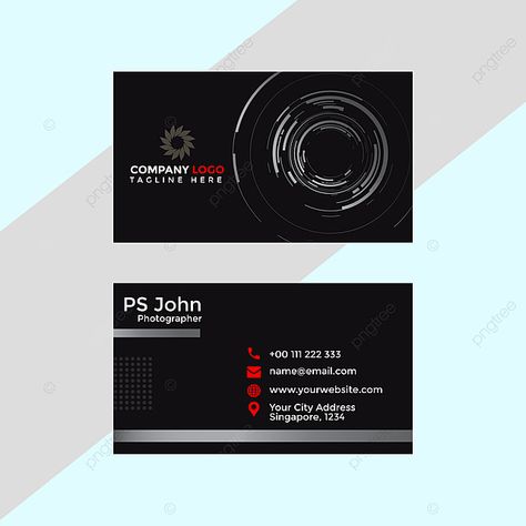 Business Card Photographer, Camera Logos Design, Elegant Business Cards Design, Photographer Business Card Template, Visit Card, Blue Business Card, Photographer Business, Photographer Business Cards, Vertical Business Cards